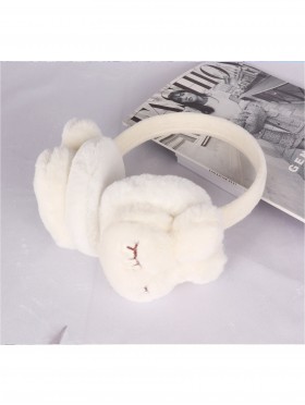 Sleeping Bunny Plush Earmuff
